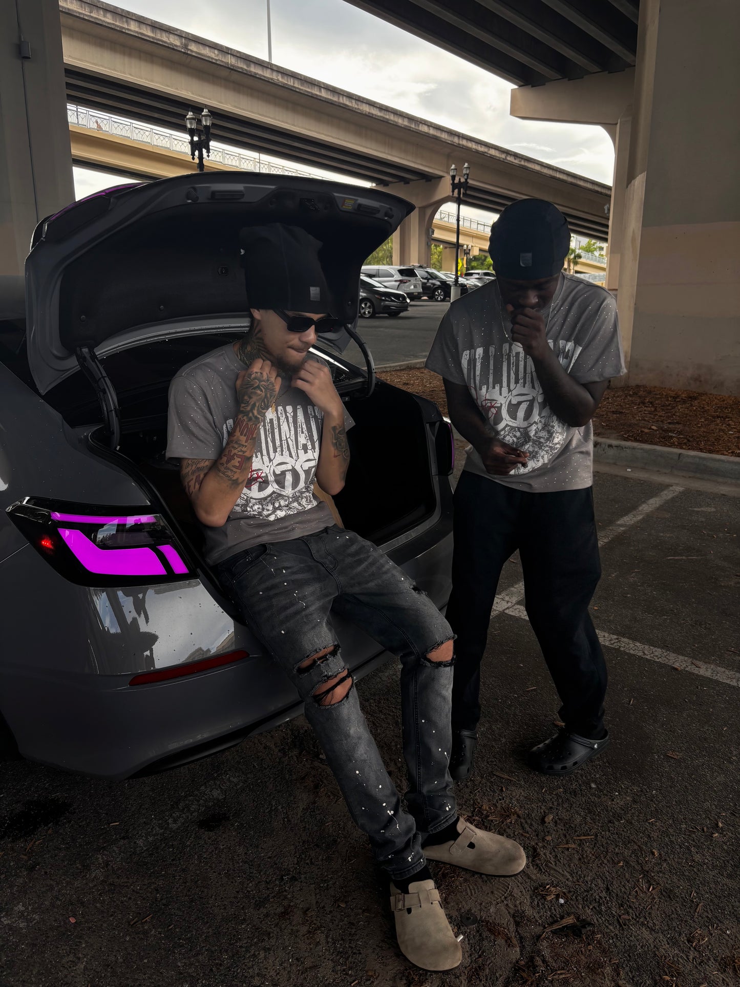 Lucky 7 Tee (Gray)