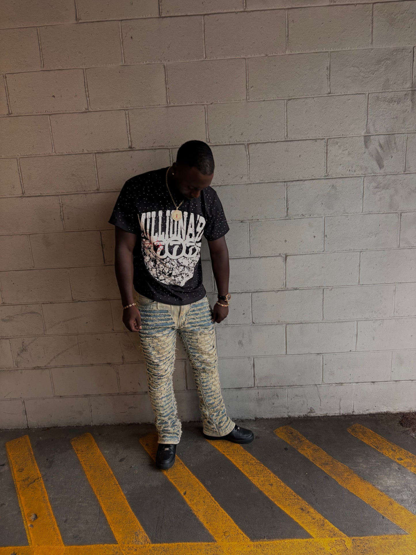 Lucky 7 Tee (Black)