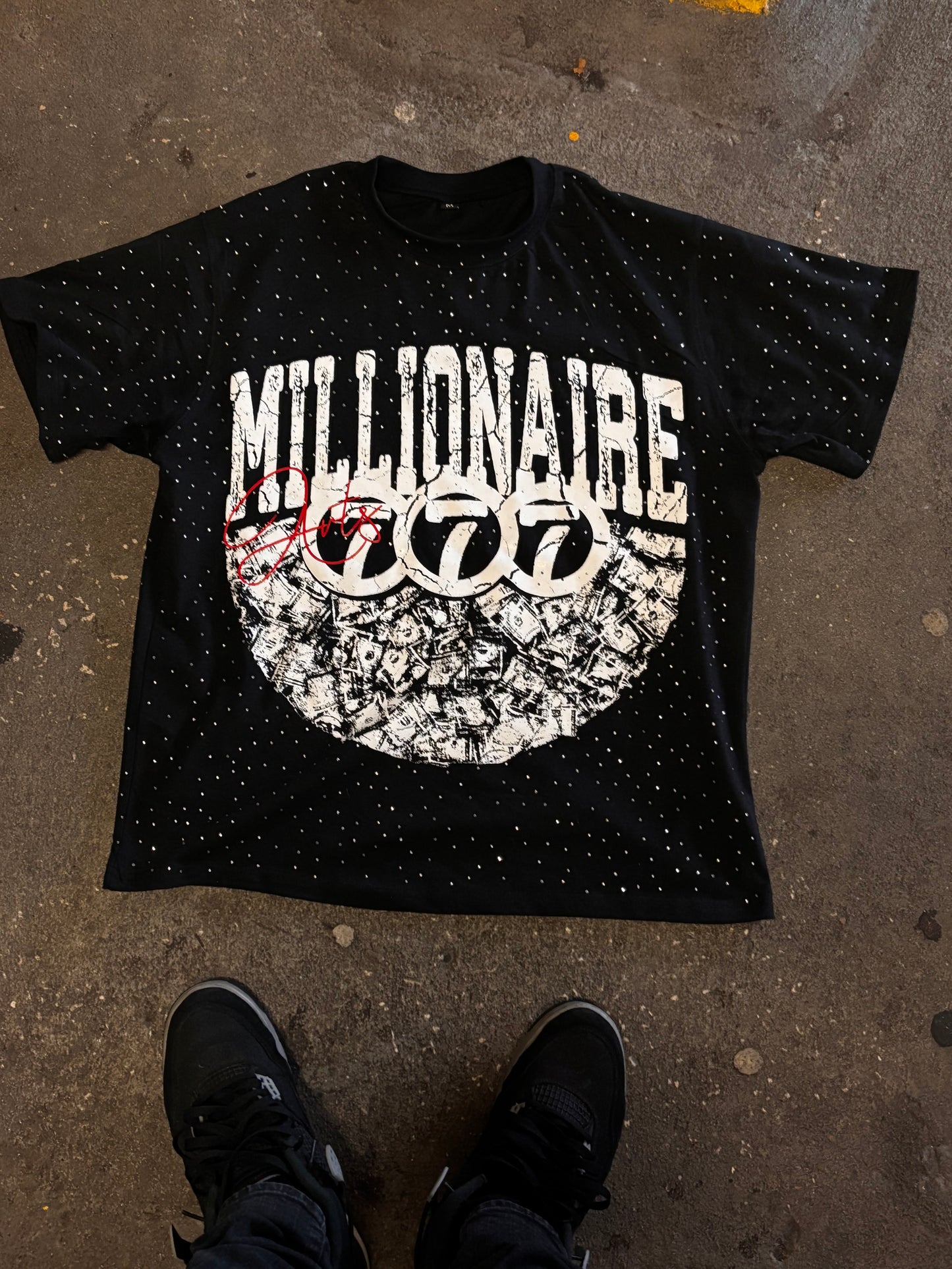 Lucky 7 Tee (Black)