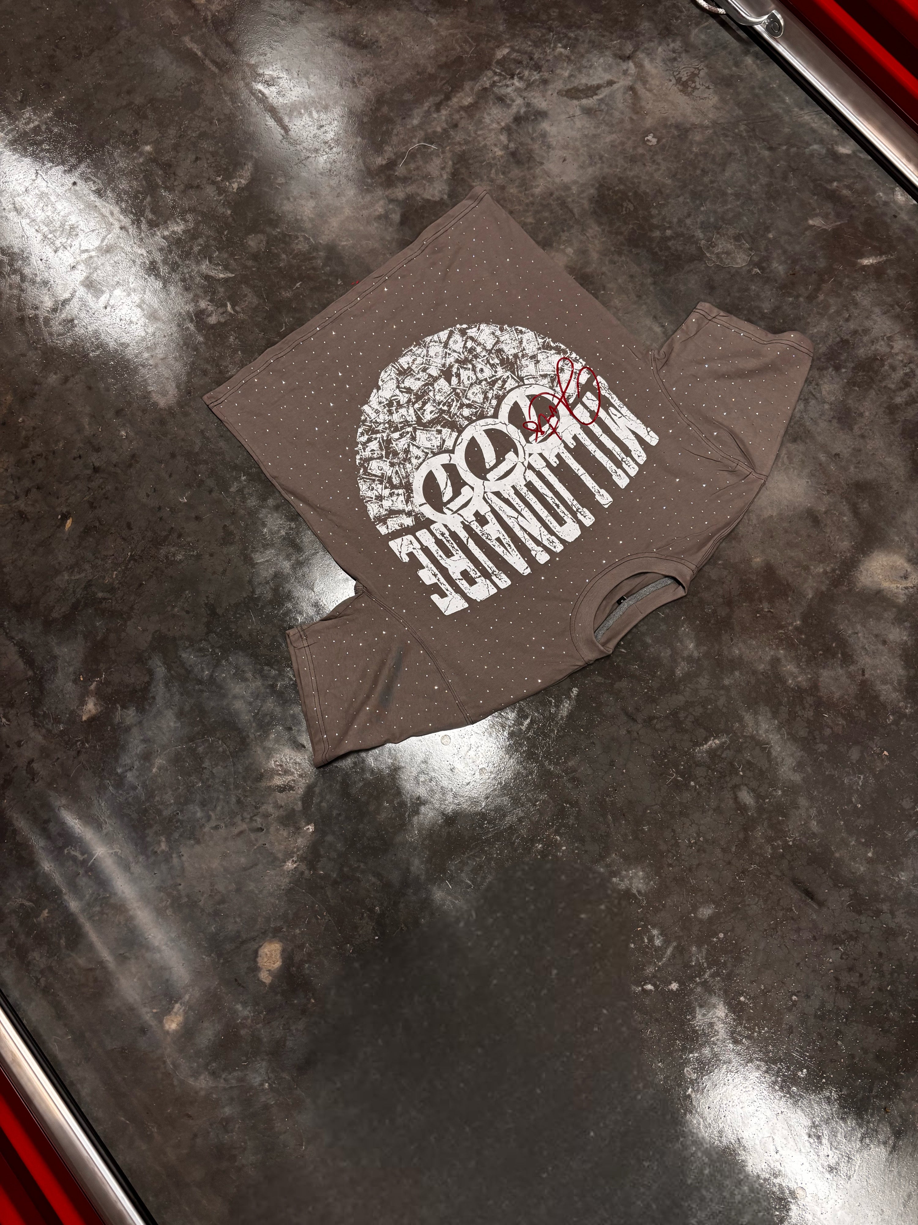 Millionaire Money Tee (dark grey)