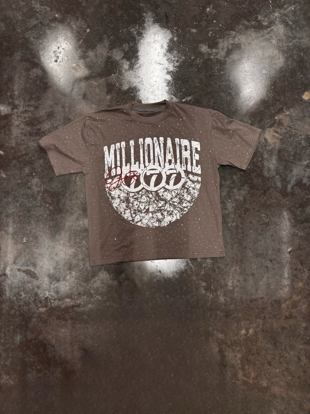 Millionaire Money Tee (dark grey)