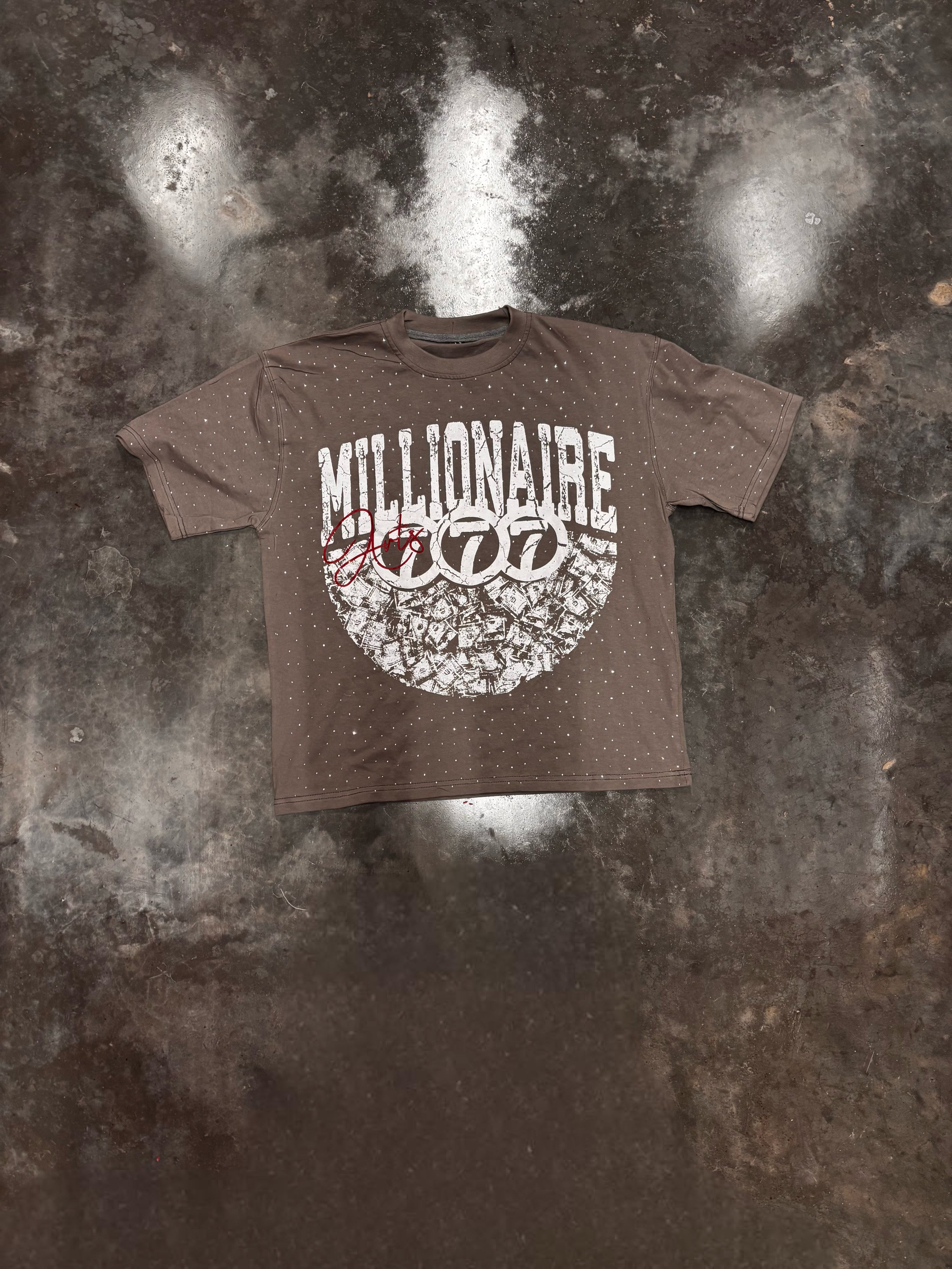 Millionaire Money Tee (dark grey)